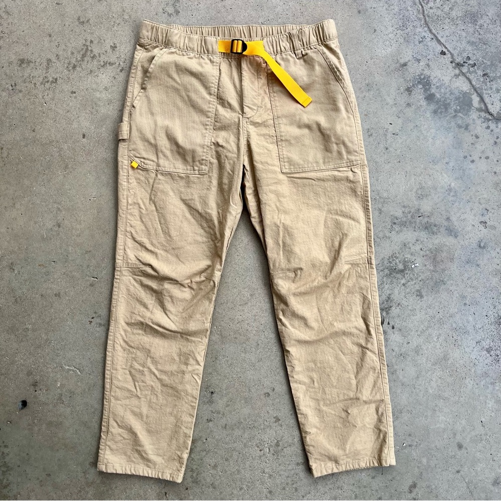 The North Face Field Warm Pants Men’s Large Belted Workwear Pants Khaki